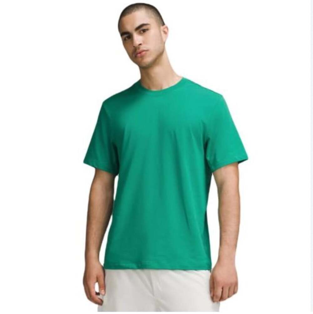 Lululemon Zeroed In Shirt Mens Large Green Short Sleeve Athletic Workout Tee